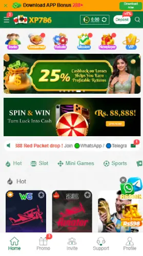 XP786 Game APK Download Free, Best Esrning App In Pakistan 1
